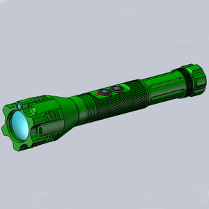 Handheld-paralleler Strahl grüner LED-Illuminator mit grünem Laserzeiger für dunkle Flächenbeleuchtung